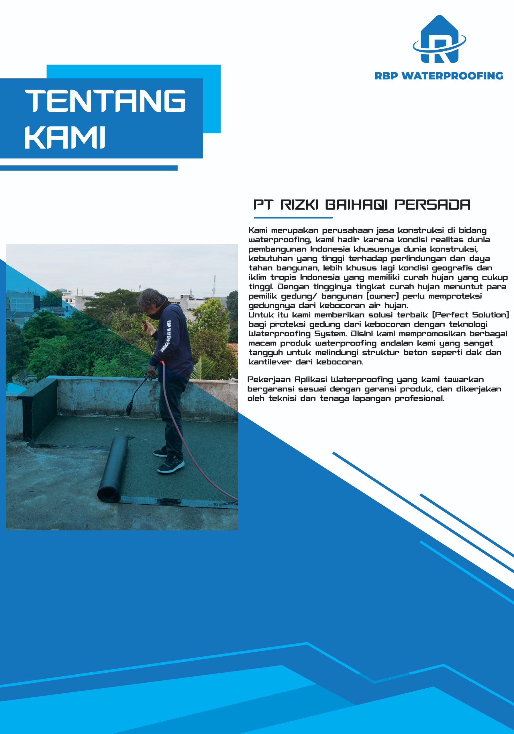 Jasa Pasang Waterproofing membrane di Juanda