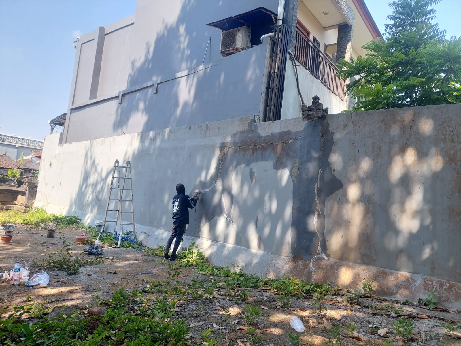 Before Tukang Waterproofing Dinding Rembes Rungkut